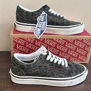 Vans Camo Pattern Sneakers with White Accents